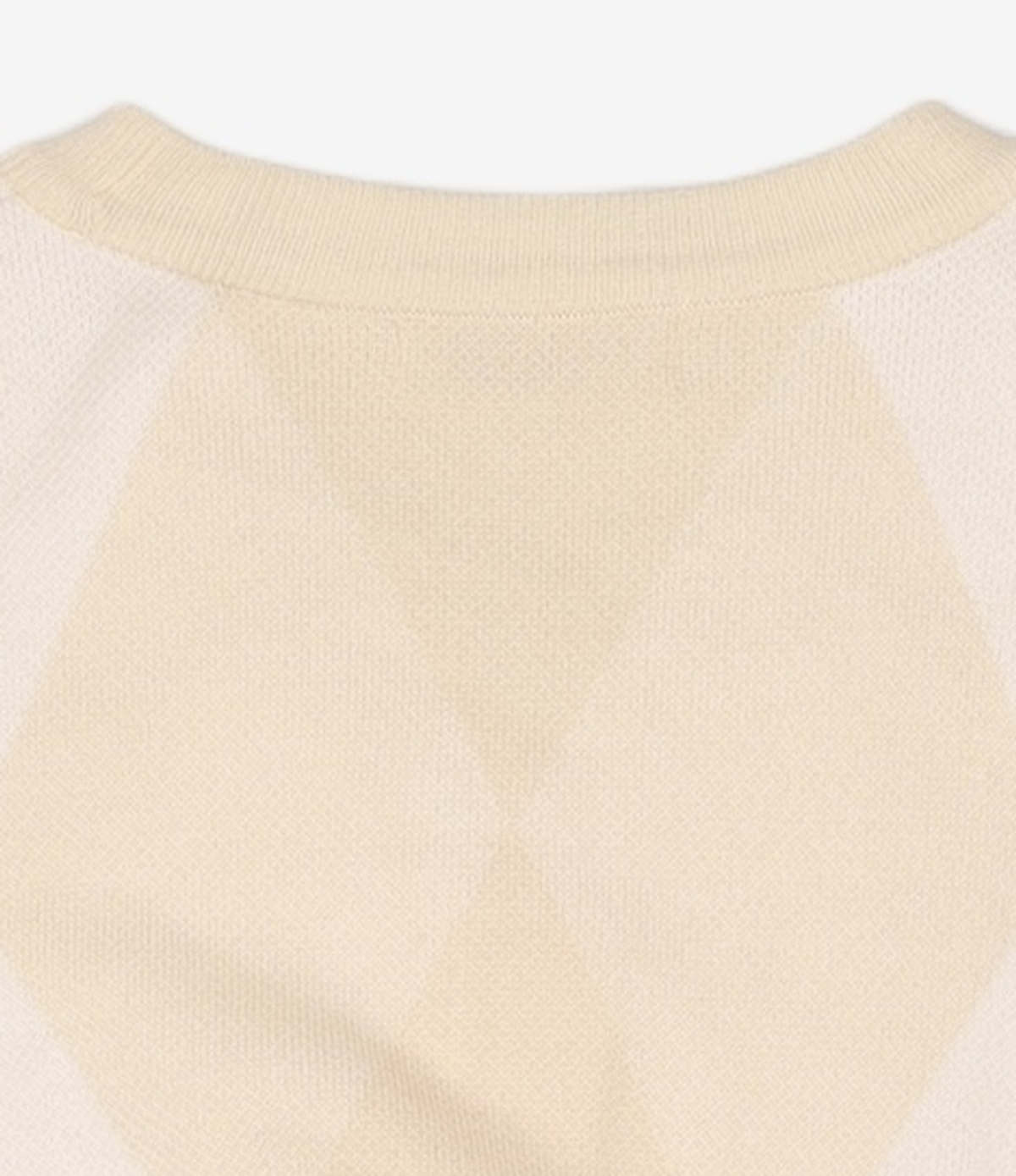 오아이오아이 컬렉션(OIOI COLLECTION) ARGYLE CROP W CARDIGAN [LIGHT YELLOW] FREE