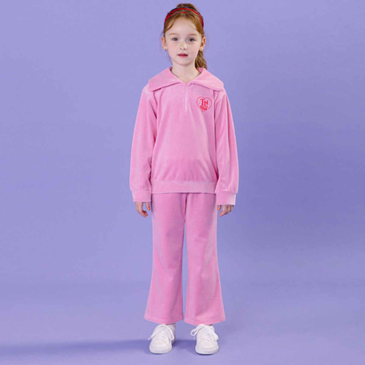 아이러브제이(I LOVE J) 토이토이 반집업 상하 SET JWFSE10