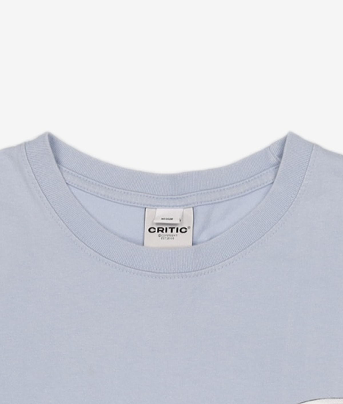 크리틱(CRITIC) Chrome C Logo T-Shirts Sky Blue M