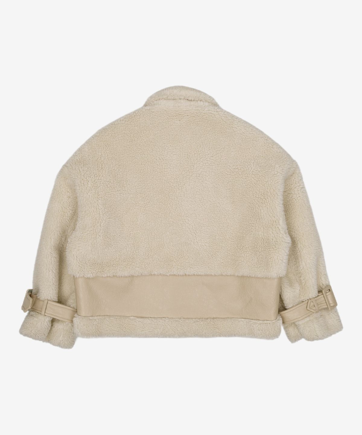 에트몽(ETMON) Fur Leather Reversible Mustang  Ivory F
