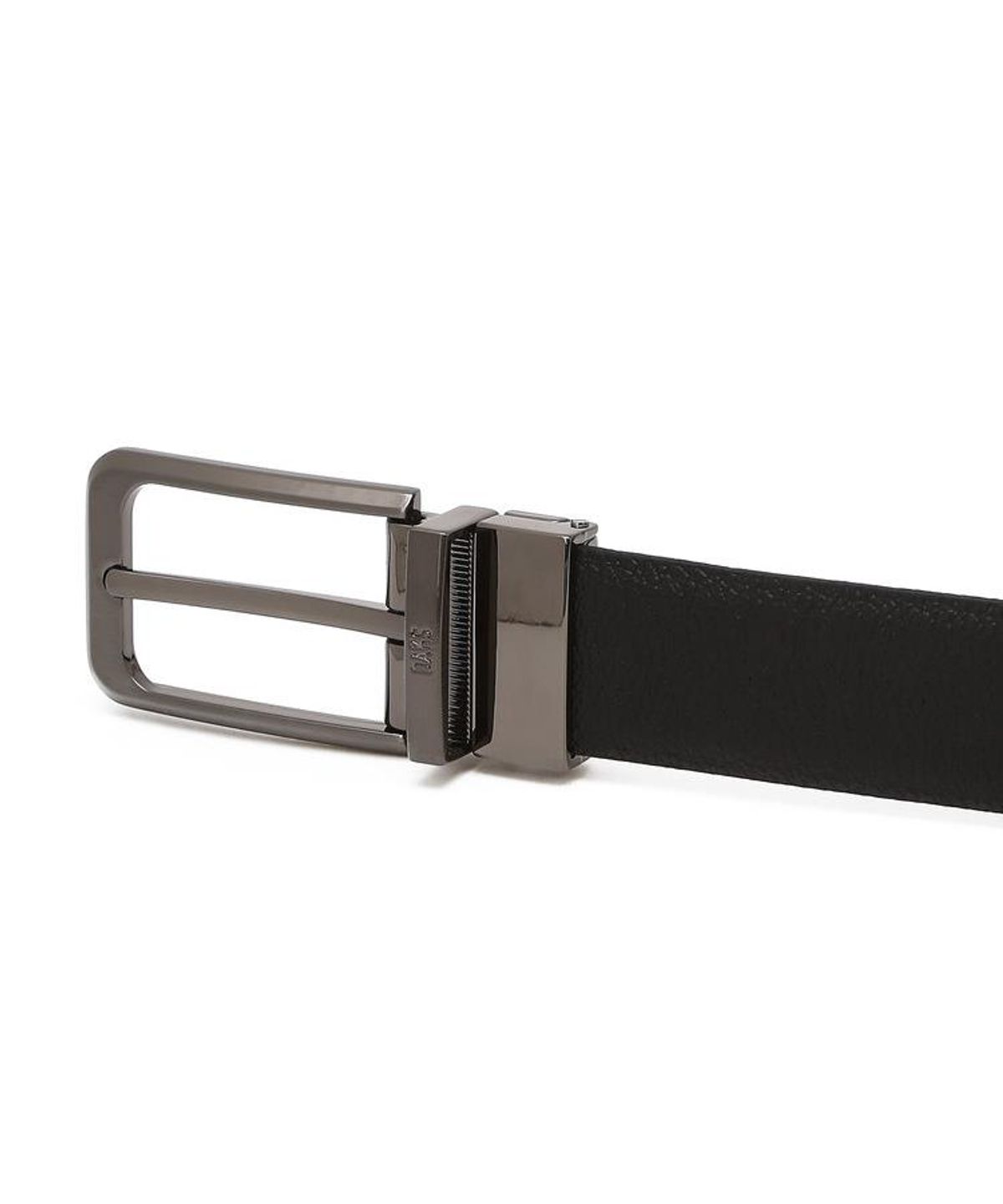 닥스 남성 액세서리(DAKS MEN'S ACCESSORIES) 블랙 음각로고 소가죽 벨트 DBBE6F401BK