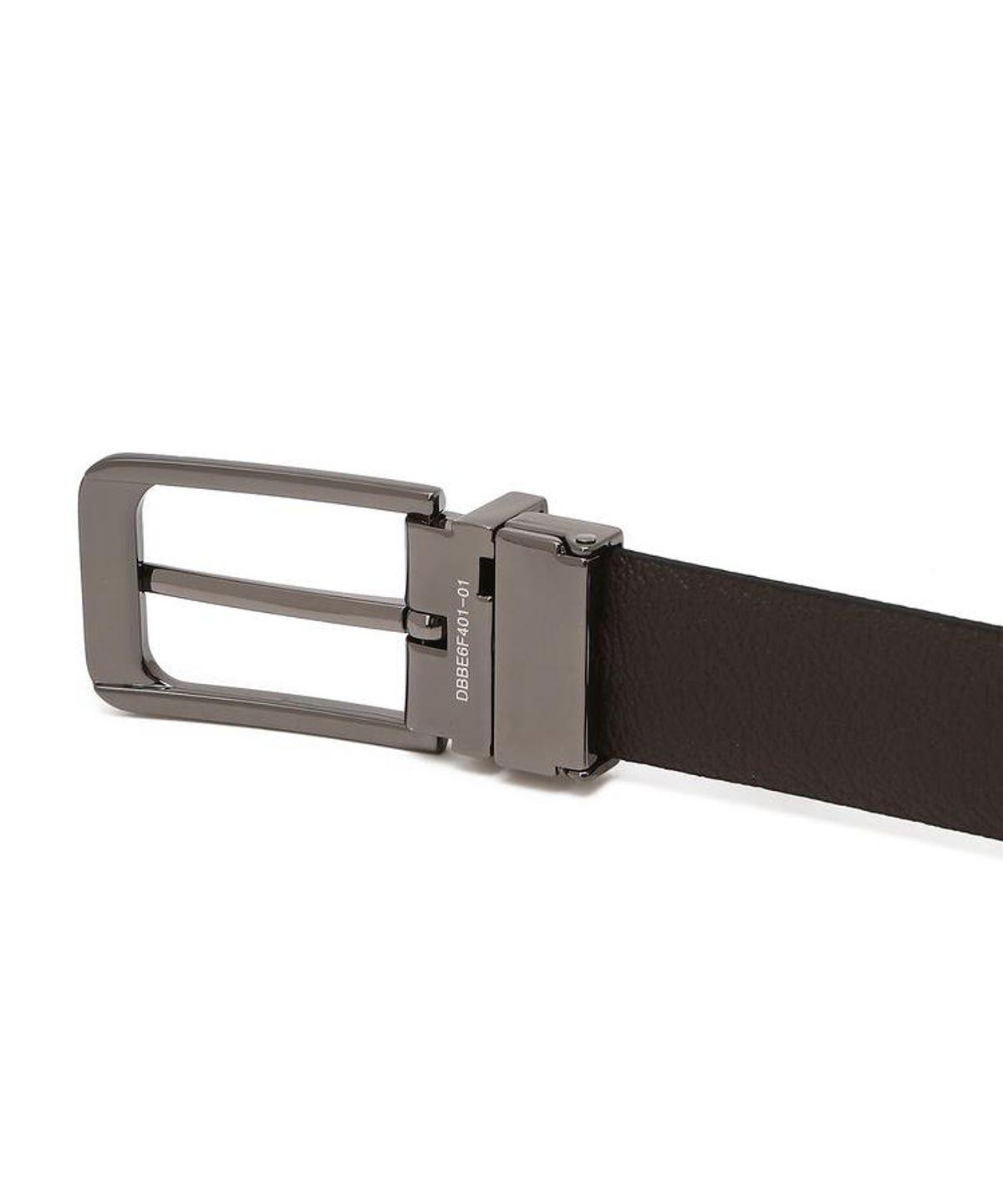 닥스 남성 액세서리(DAKS MEN'S ACCESSORIES) 블랙 음각로고 소가죽 벨트 DBBE6F401BK