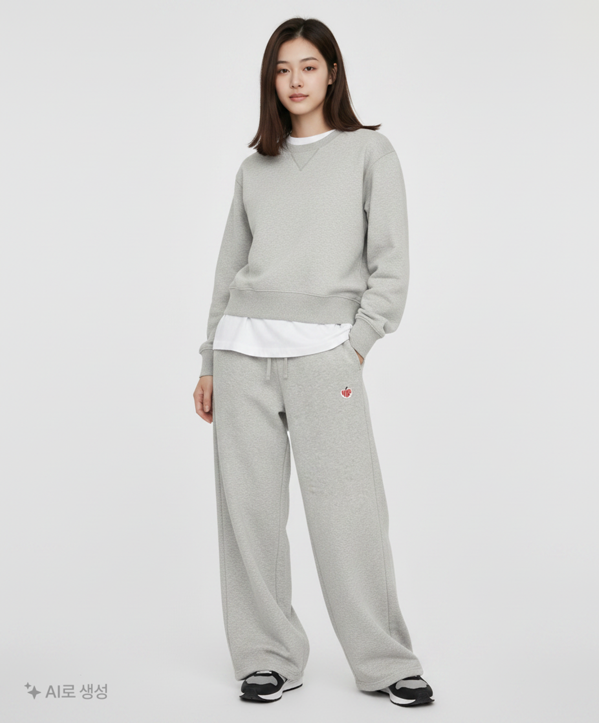 나이키(NIKE) 스포츠웨어 니트 팬츠 W - 다크 그레이 헤더 / HV8729-063 80