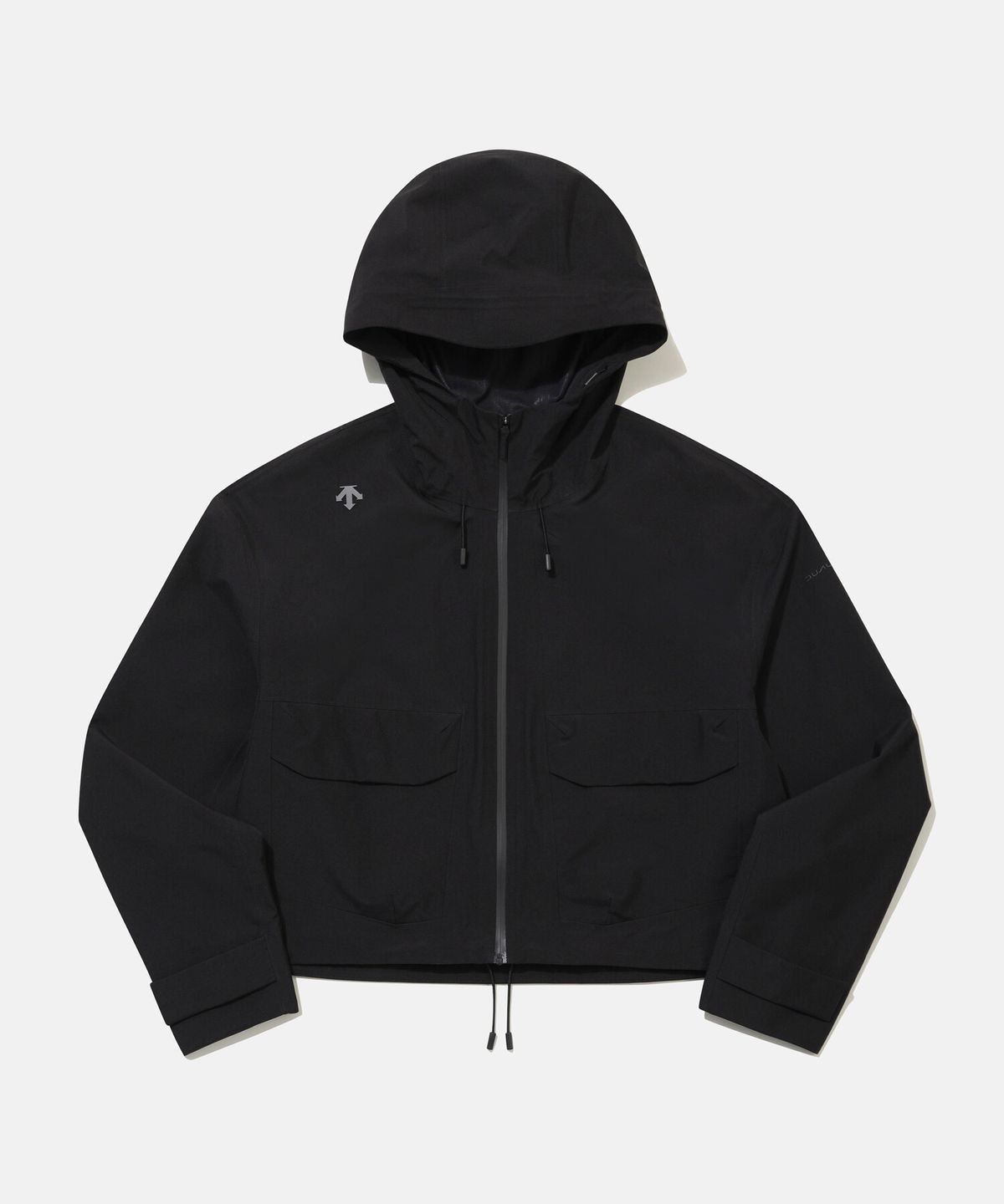 데상트(DESCENTE) 여성 레인블락 3LAYER 아웃포켓 자켓 블랙 SR322DJK82