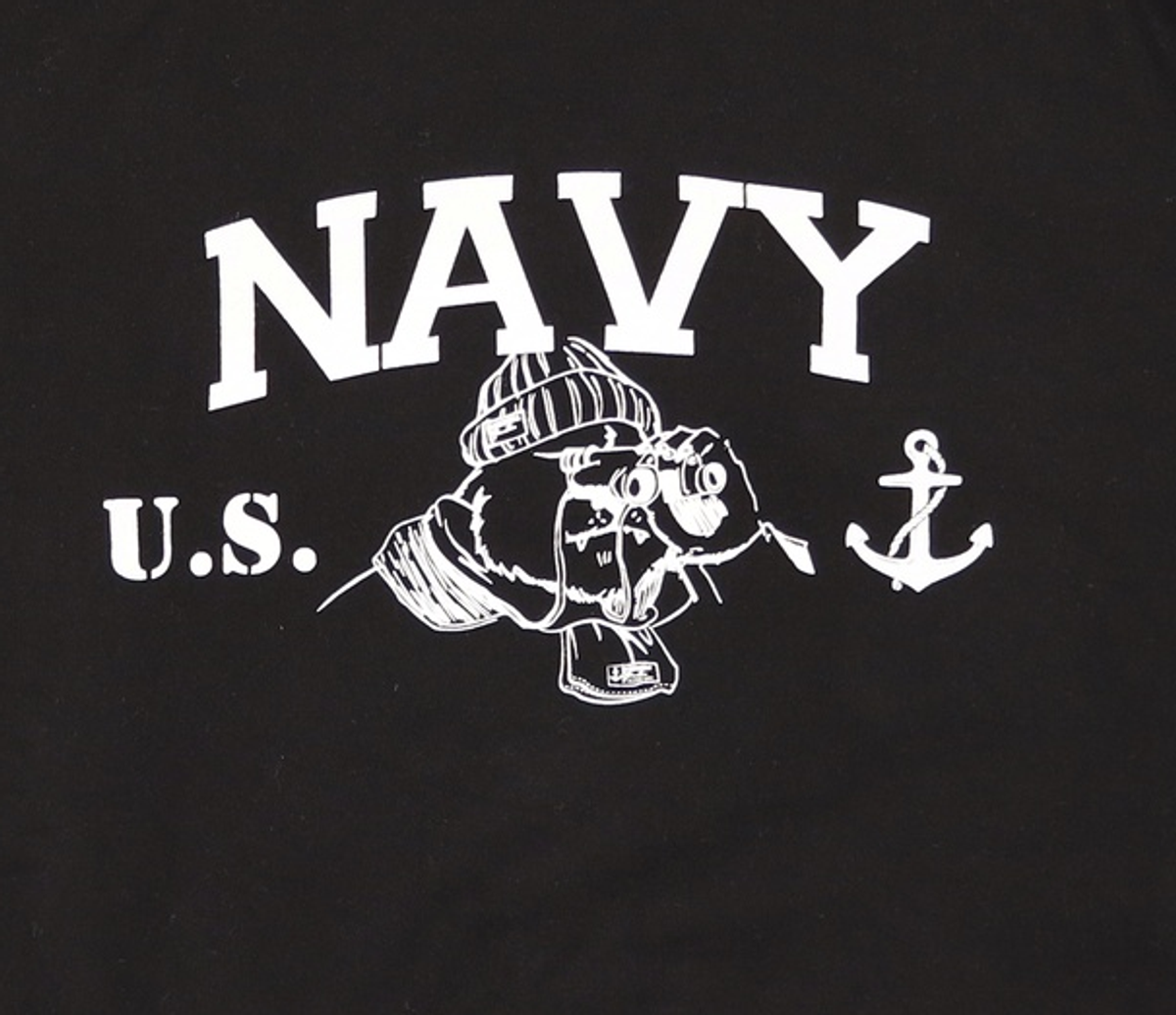 프리즘웍스(FRIZMWORKS) NAVY GRIZZLY SWEATSHIRT _ BLACK L