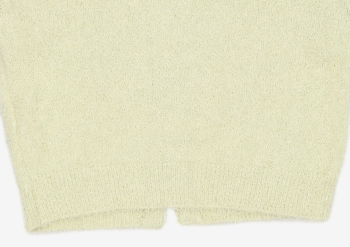 아모멘토(AMOMENTO) FANCY BALLOON CARDIGAN_LIME 0