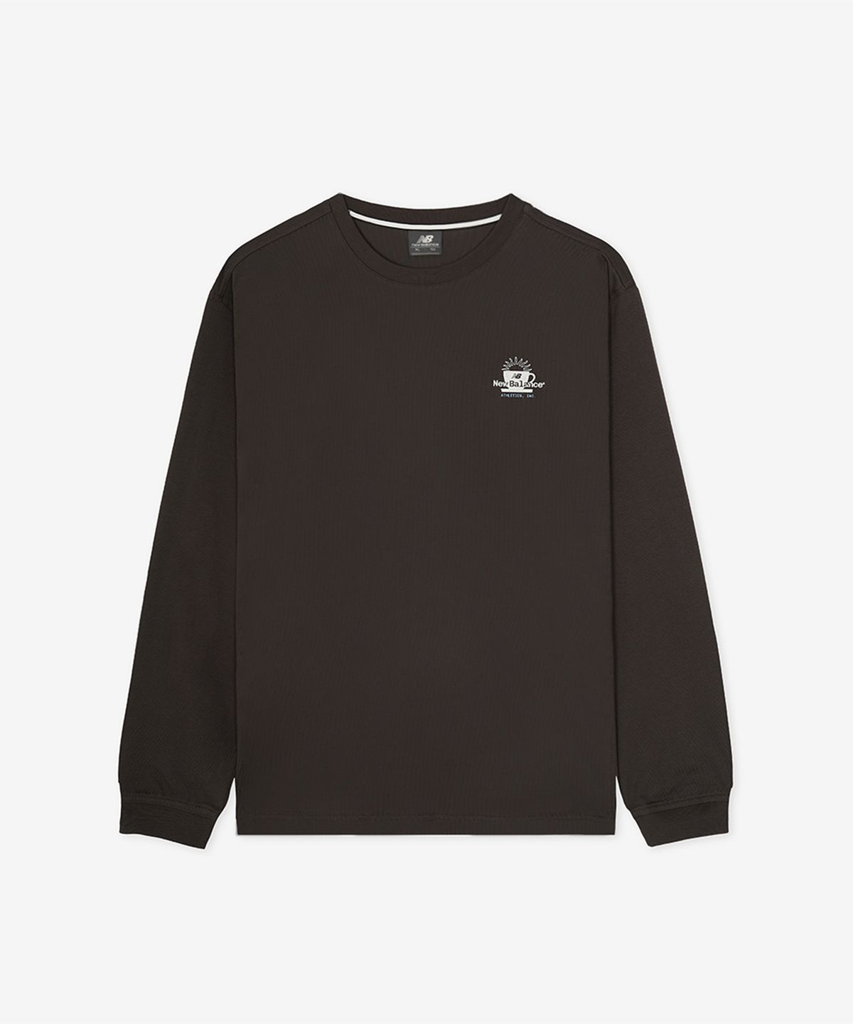 뉴발란스(NEW BALANCE) NBNDG31853 / UNI 모닝레이브 긴팔티 (BROWN)