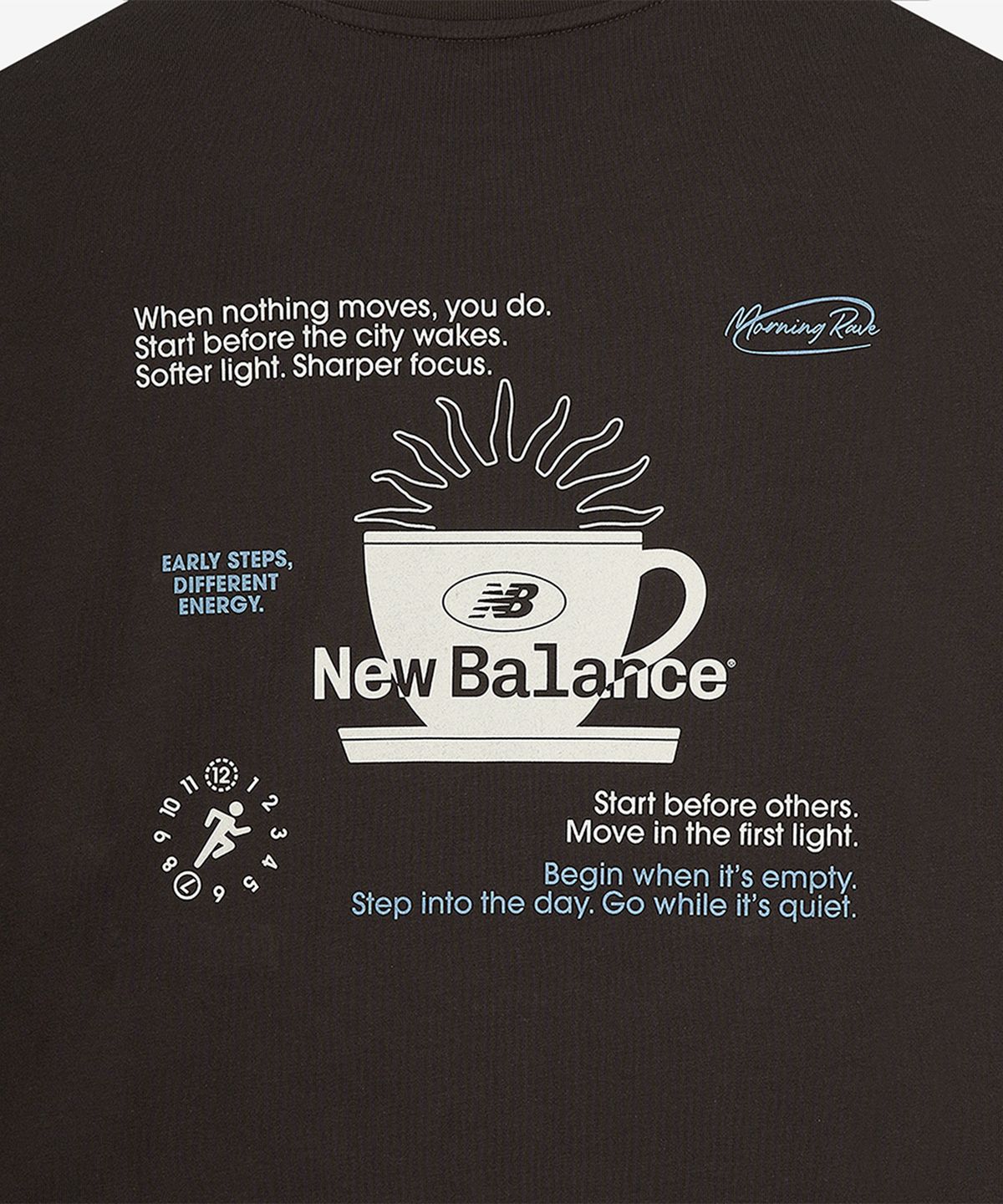 뉴발란스(NEW BALANCE) NBNDG31853 / UNI 모닝레이브 긴팔티 (BROWN)