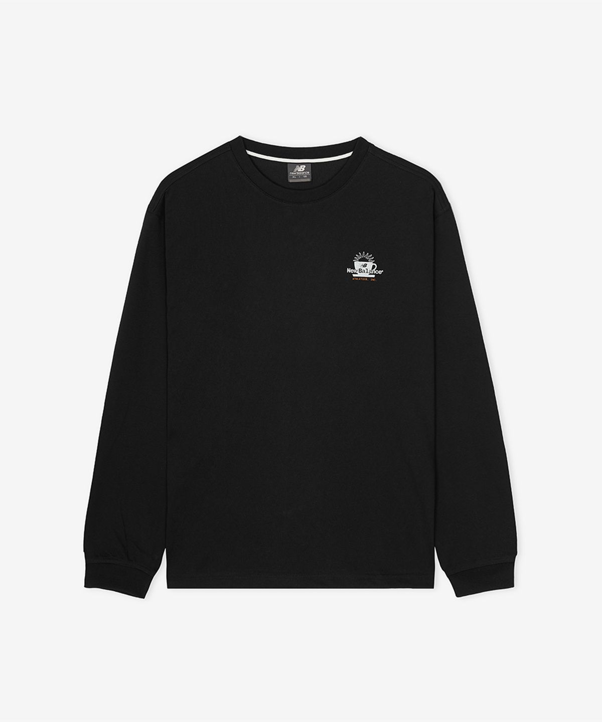 뉴발란스(NEW BALANCE) NBNDG31853 / UNI 모닝레이브 긴팔티 (BLACK)