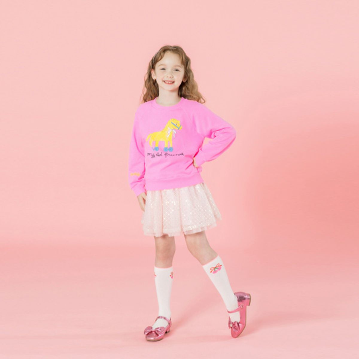 아이러브제이(I LOVE J) 베킨 스팽글 스커트 JXSSK01