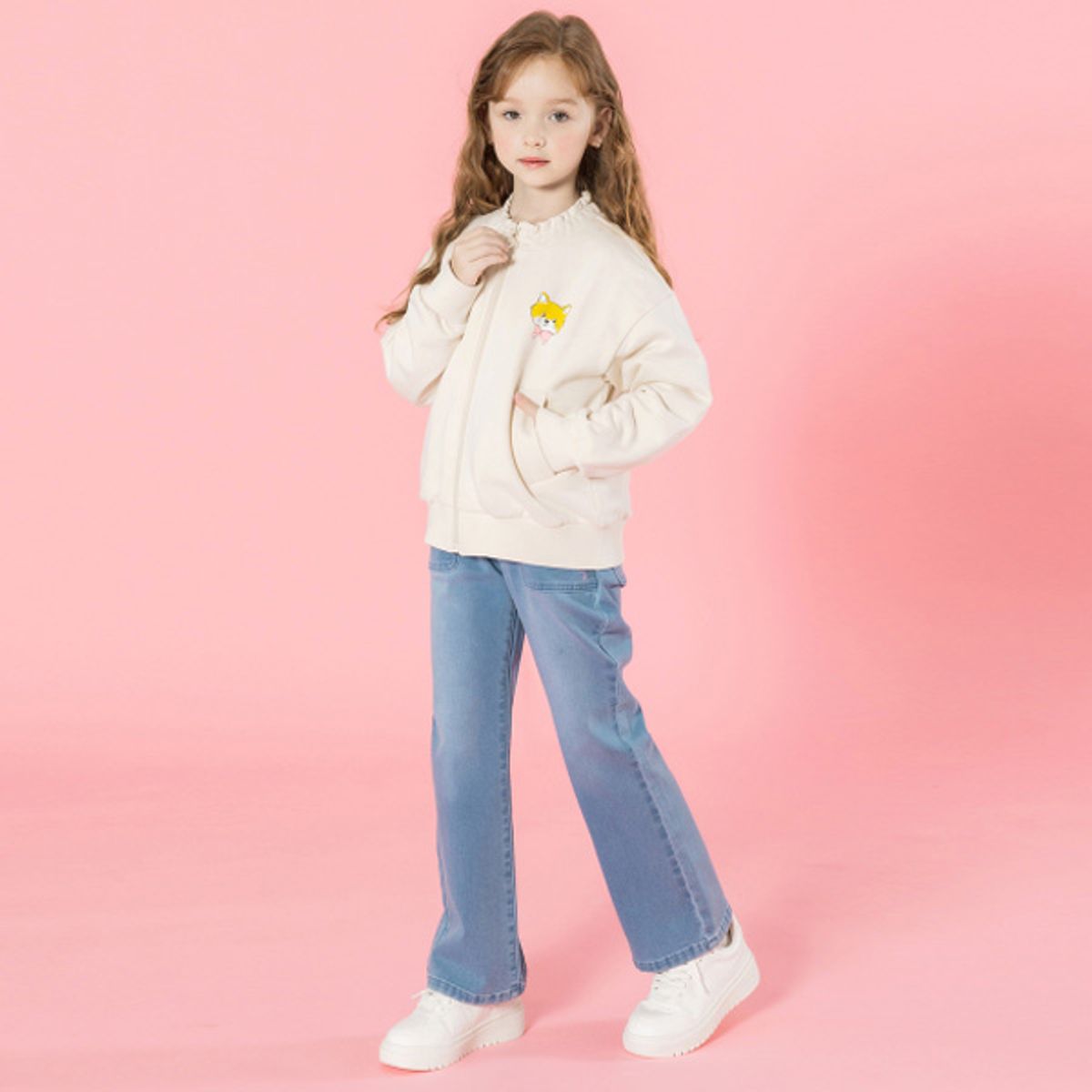 아이러브제이(I LOVE J) 페어리키티 집업 점퍼 JXSOU03