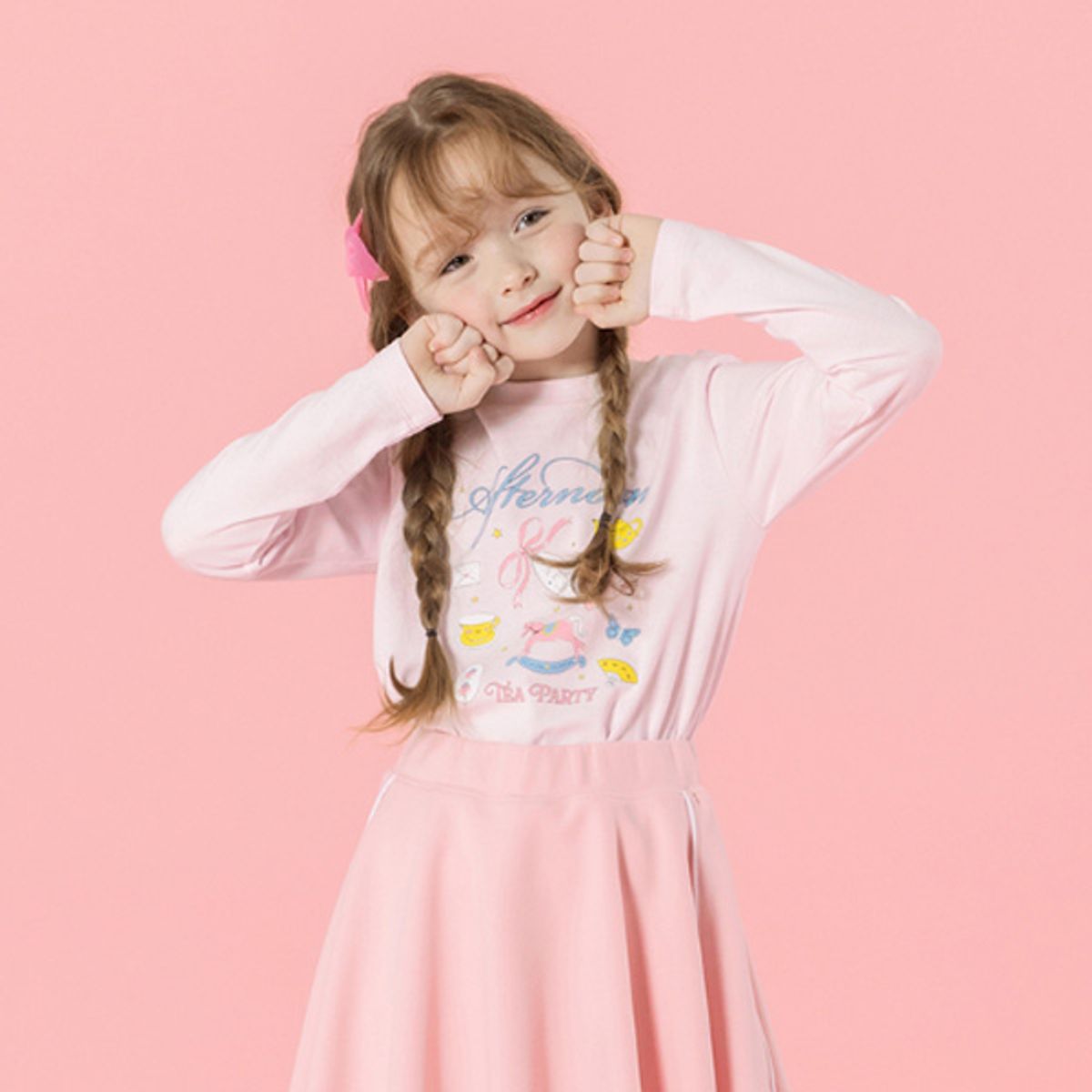 아이러브제이(I LOVE J) 파티 크롭 티셔츠 JXSTO15
