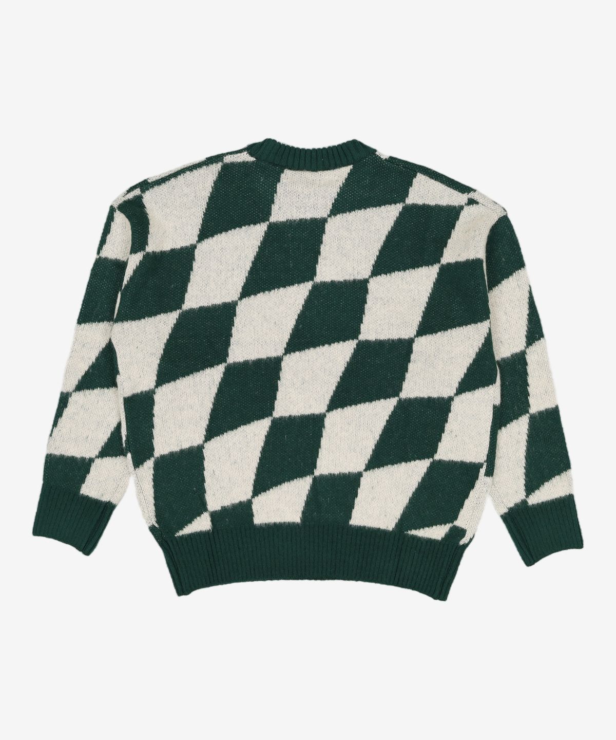 비전스트릿웨어(VISION STREETWEAR) VSW Brushed Checker Knit Green M