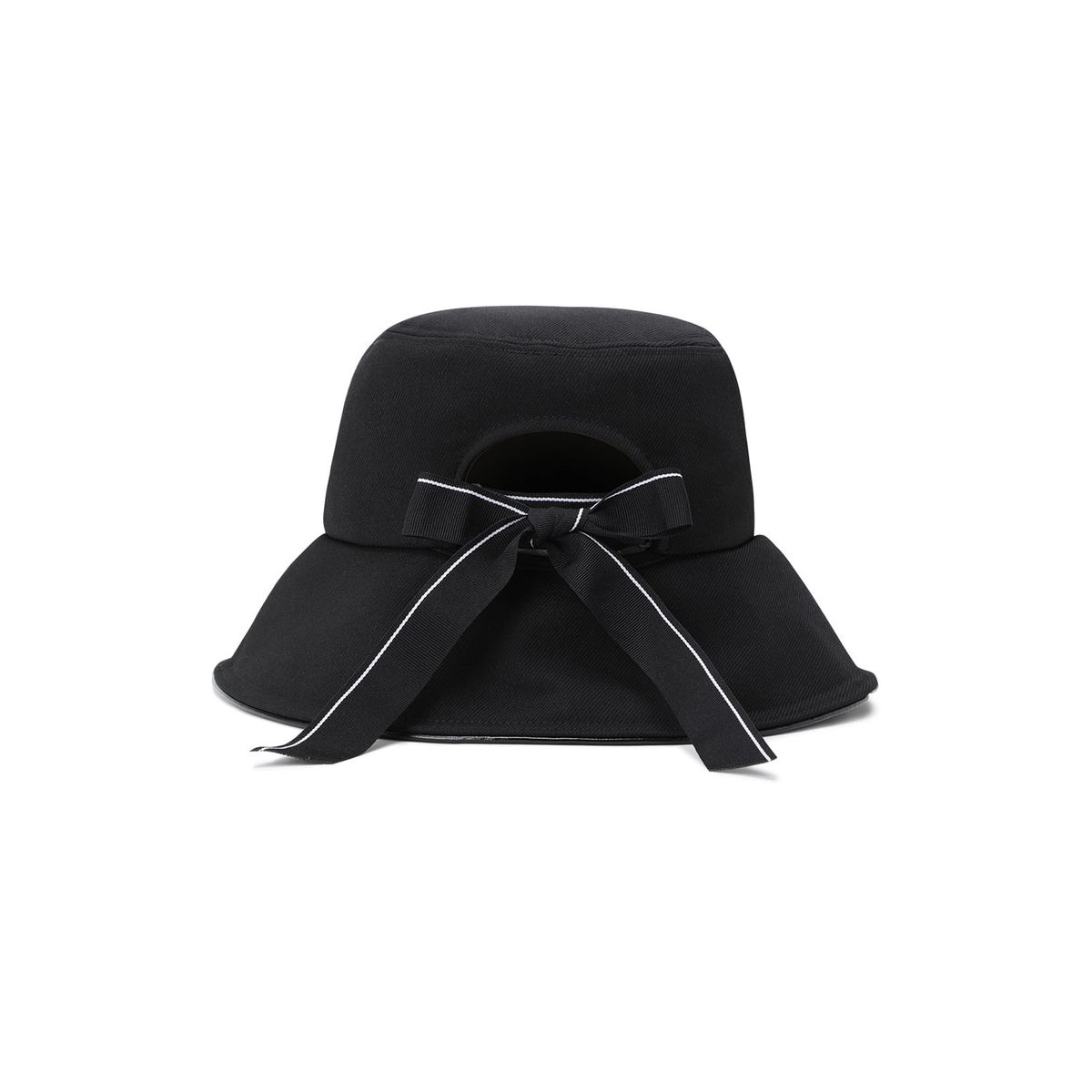 어뉴골프(ANEW GOLF) WOMEN RIBBON BUCKET HAT_BK