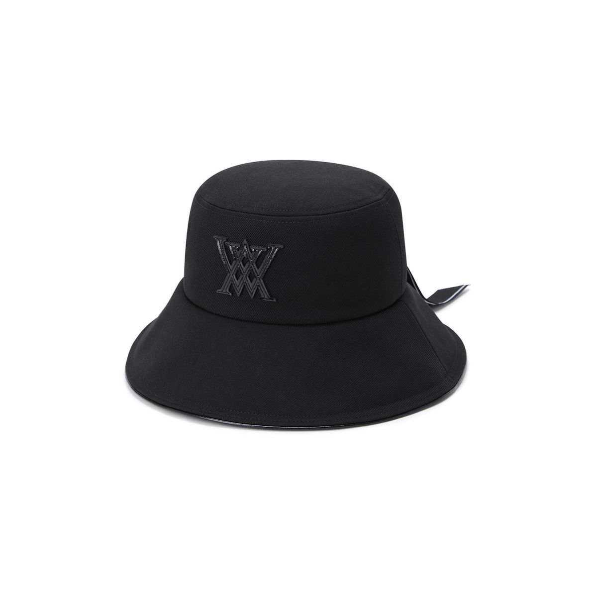 어뉴골프(ANEW GOLF) WOMEN RIBBON BUCKET HAT_BK
