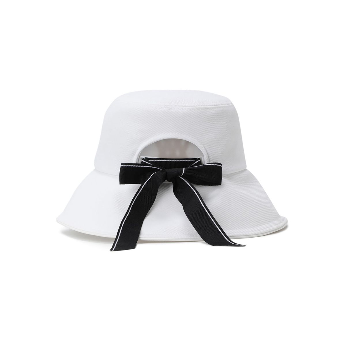 어뉴골프(ANEW GOLF) WOMEN RIBBON BUCKET HAT_WH