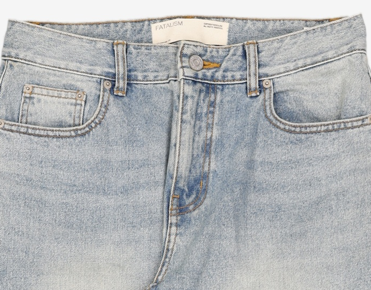 페이탈리즘(FATALISM) #0229 pollen straight crop fit 46