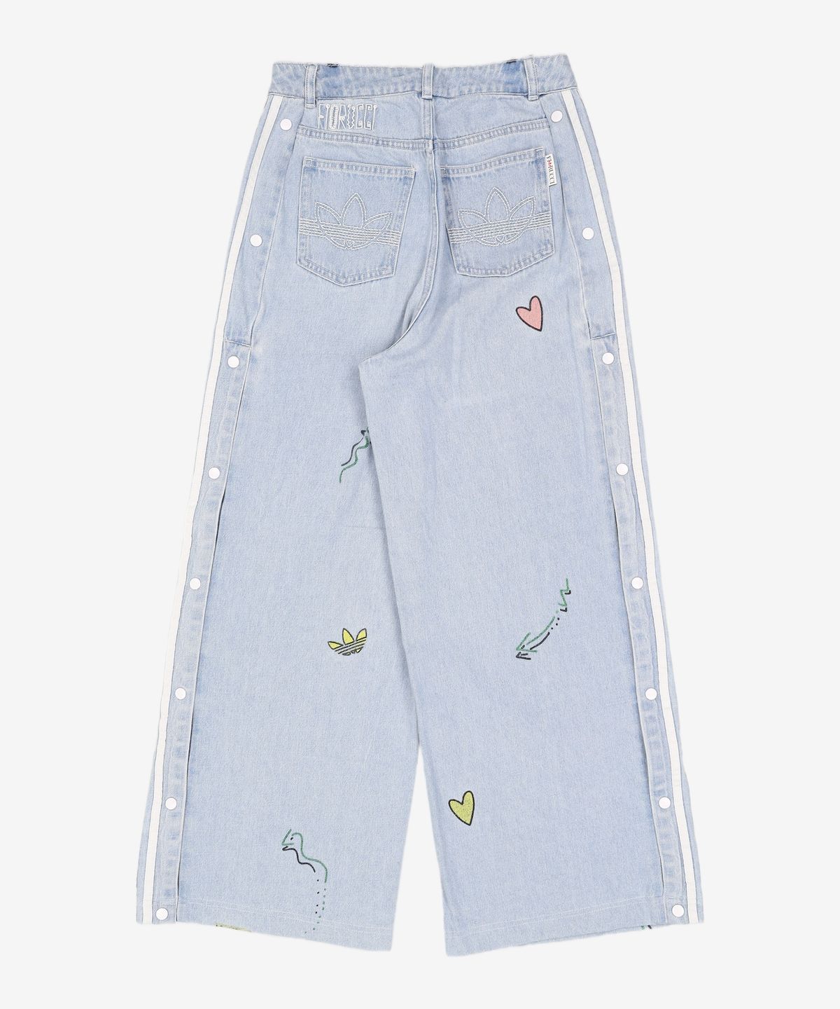 아디다스(ADIDAS) 피오루치 데님팬츠 - 블루:멀티 / FL4153 34