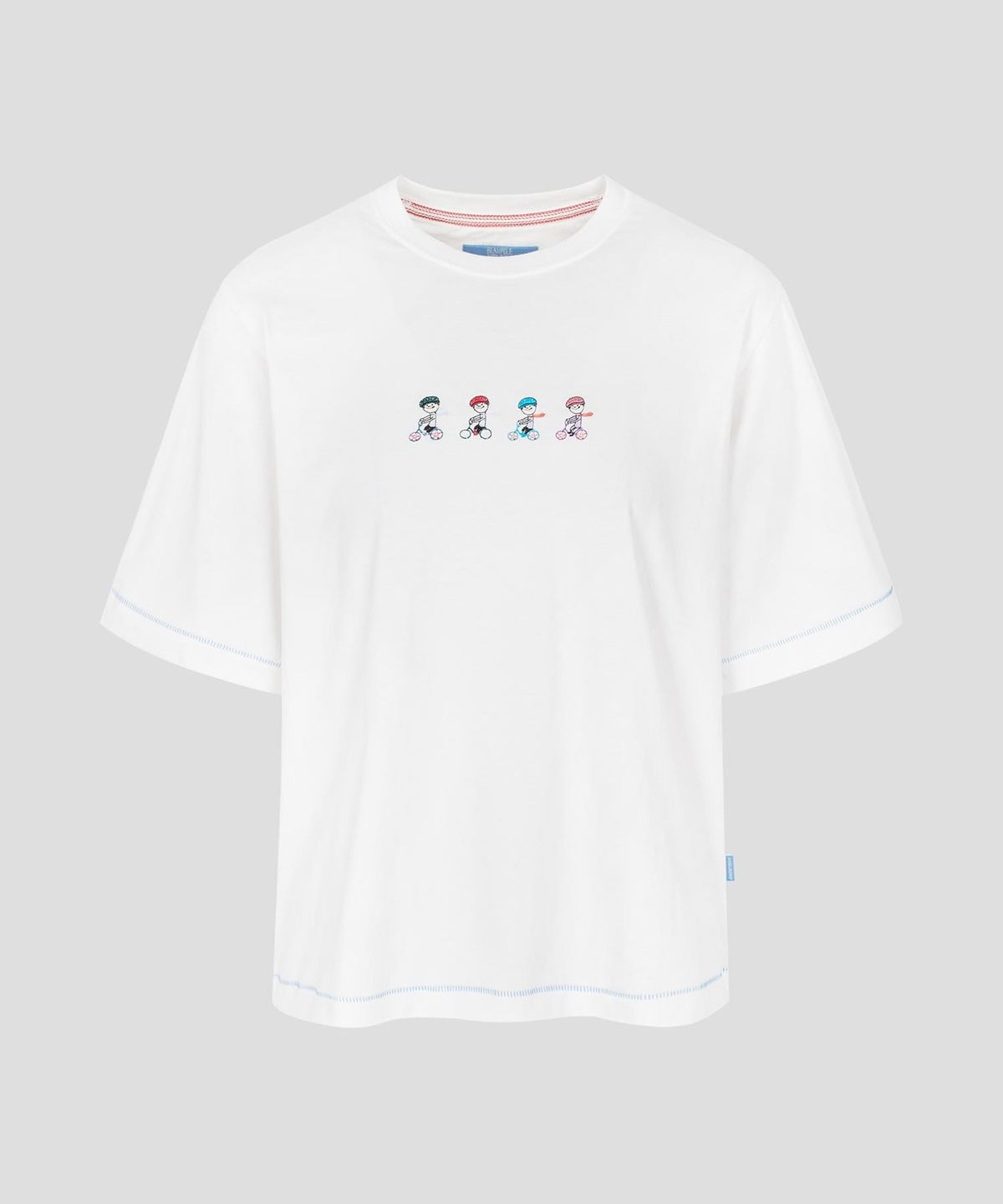 빈폴 레이디스(BEANPOLE LADIES) [정희기] 자전거 아트웍 반소매 티셔츠  아이보리 (BF6742K010)