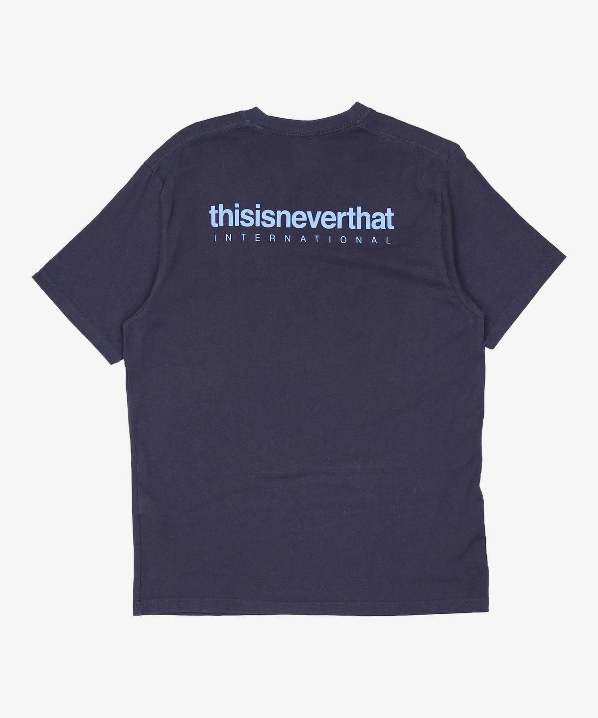 디스이즈네버댓(THISISNEVERTHAT) INTL. Logo Tee Dark Navy M