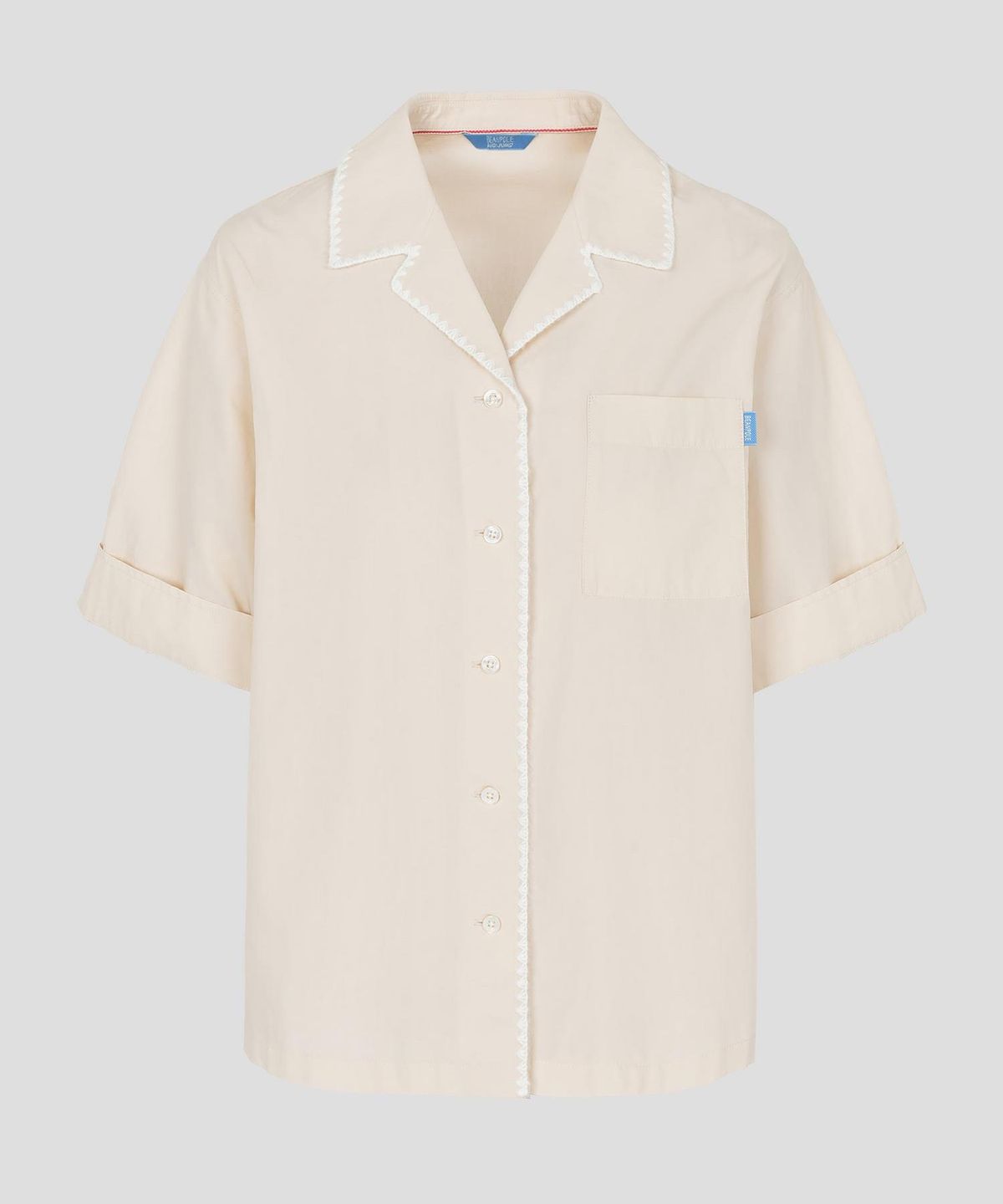 빈폴 레이디스(BEANPOLE LADIES) [정희기] 오픈칼라 반소매 셔츠  옐로우 (BF6765K02E)