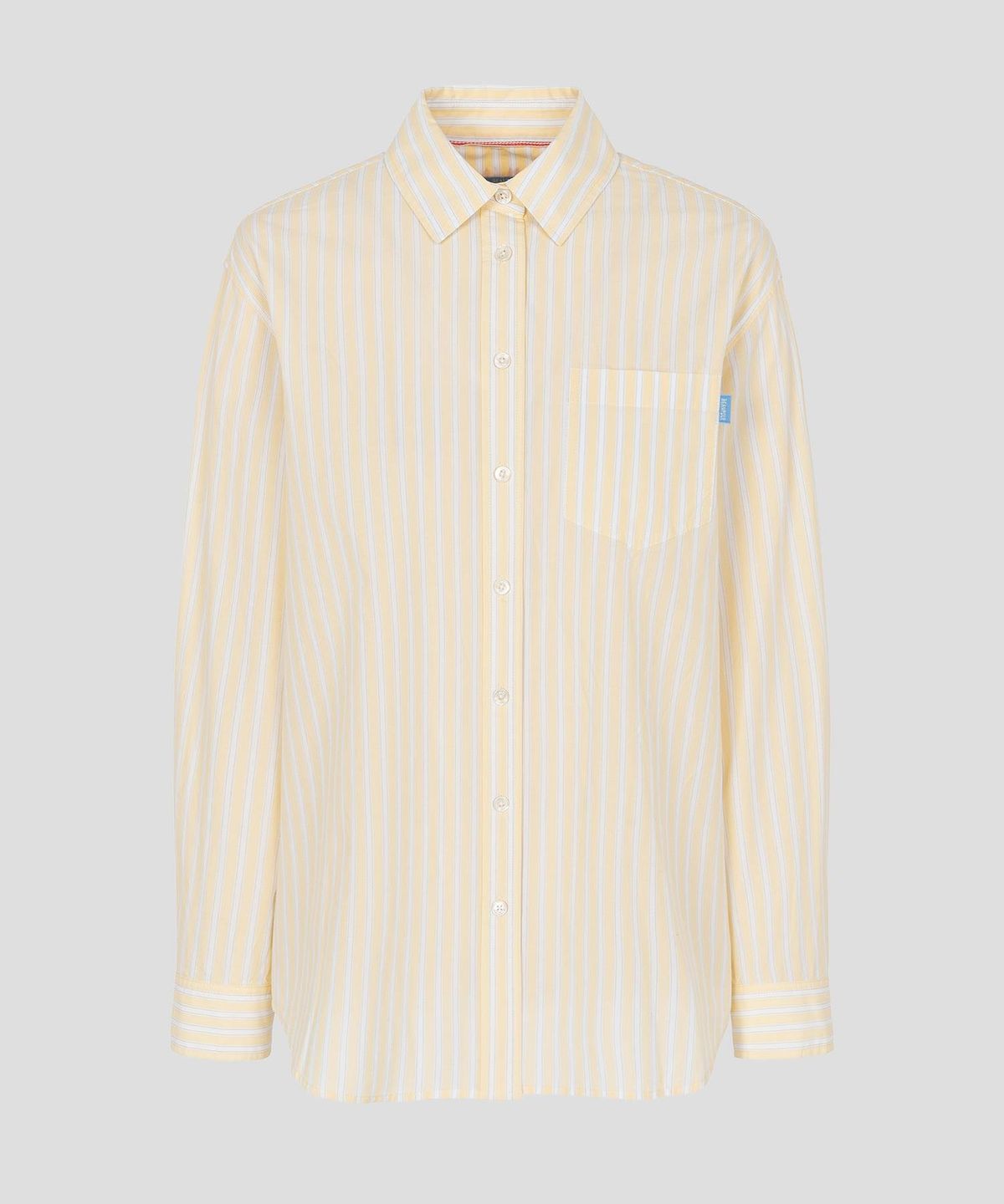 빈폴 레이디스(BEANPOLE LADIES) [정희기] 스트라이프 긴소매 셔츠  옐로우 (BF6764K01E)