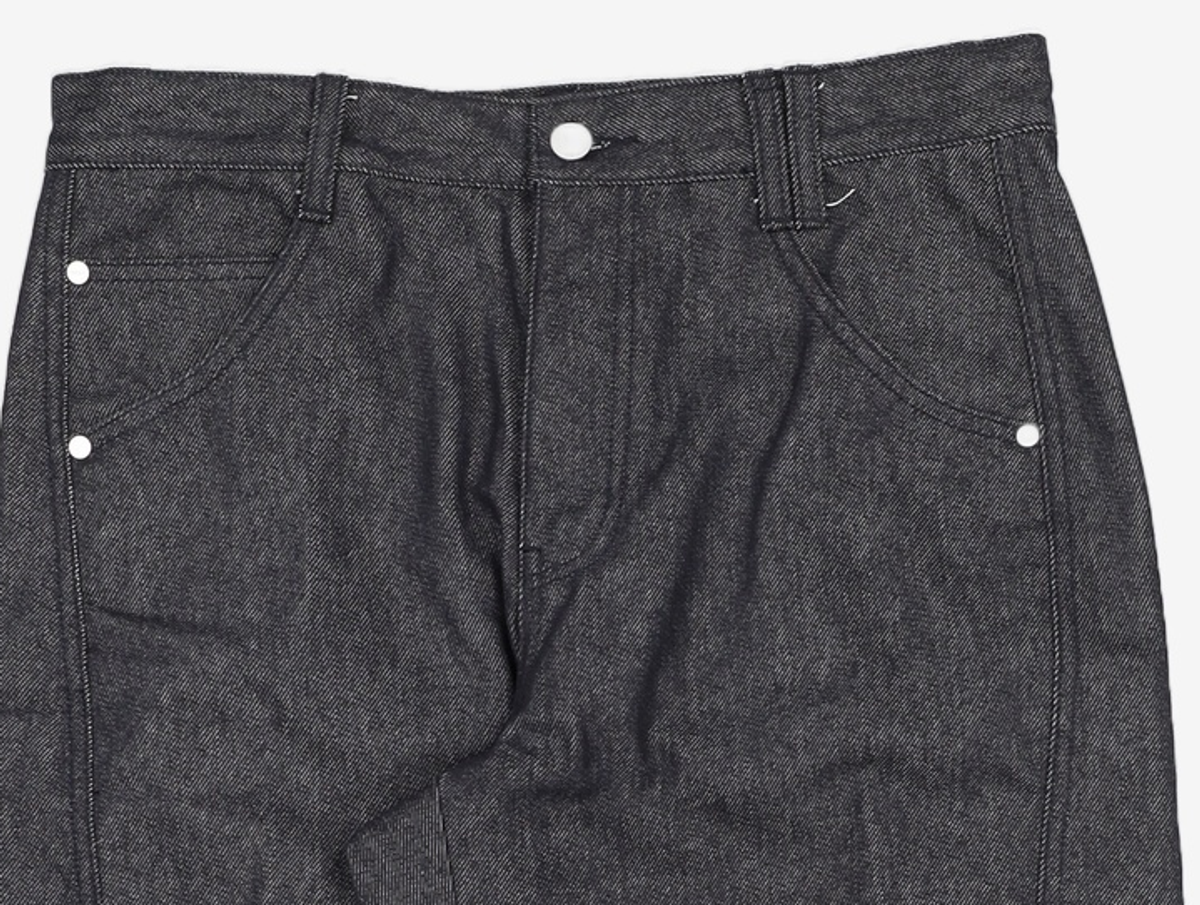 데케트(DECET) Curved Wide Jeans DCPT033CPBlack2 30