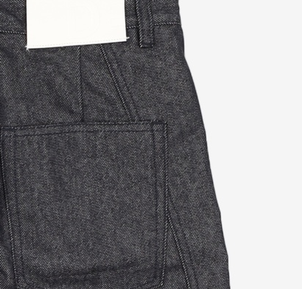 데케트(DECET) Curved Wide Jeans DCPT033CPBlack2 30