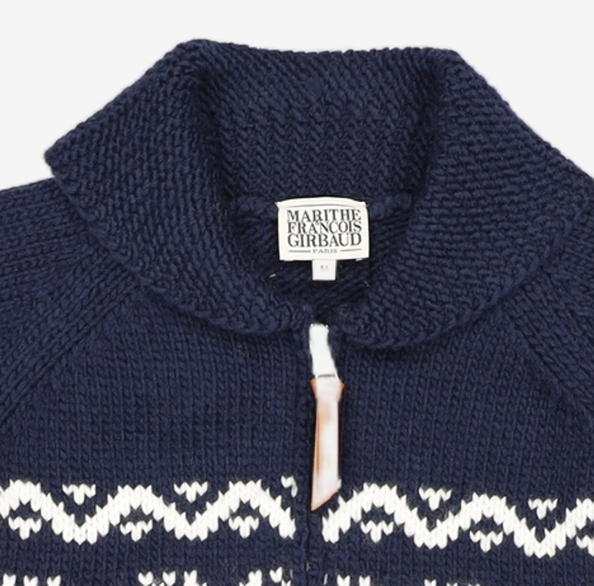 마리떼 프랑소와 저버(MARITHÉ + FRANҪOIS GIRBAUD) NORDIC COWICHAN CARDIGAN navy M
