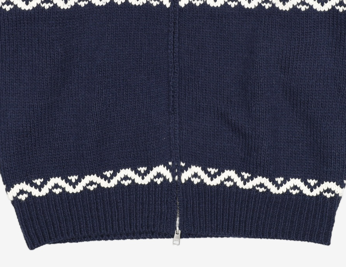 마리떼 프랑소와 저버(MARITHÉ + FRANҪOIS GIRBAUD) NORDIC COWICHAN CARDIGAN navy M