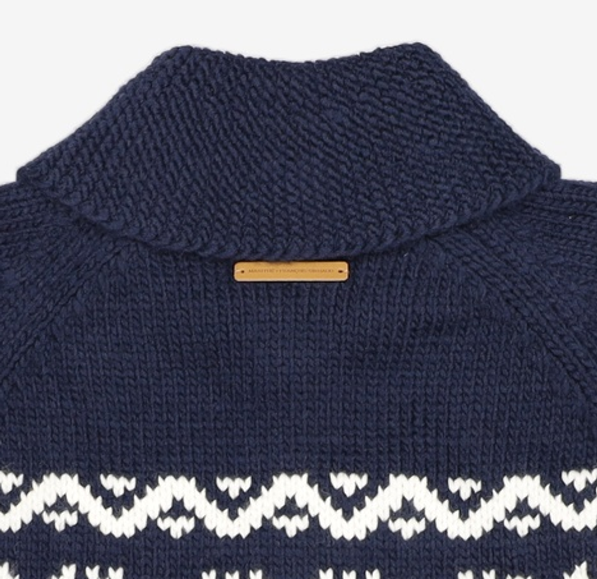 마리떼 프랑소와 저버(MARITHÉ + FRANҪOIS GIRBAUD) NORDIC COWICHAN CARDIGAN navy M