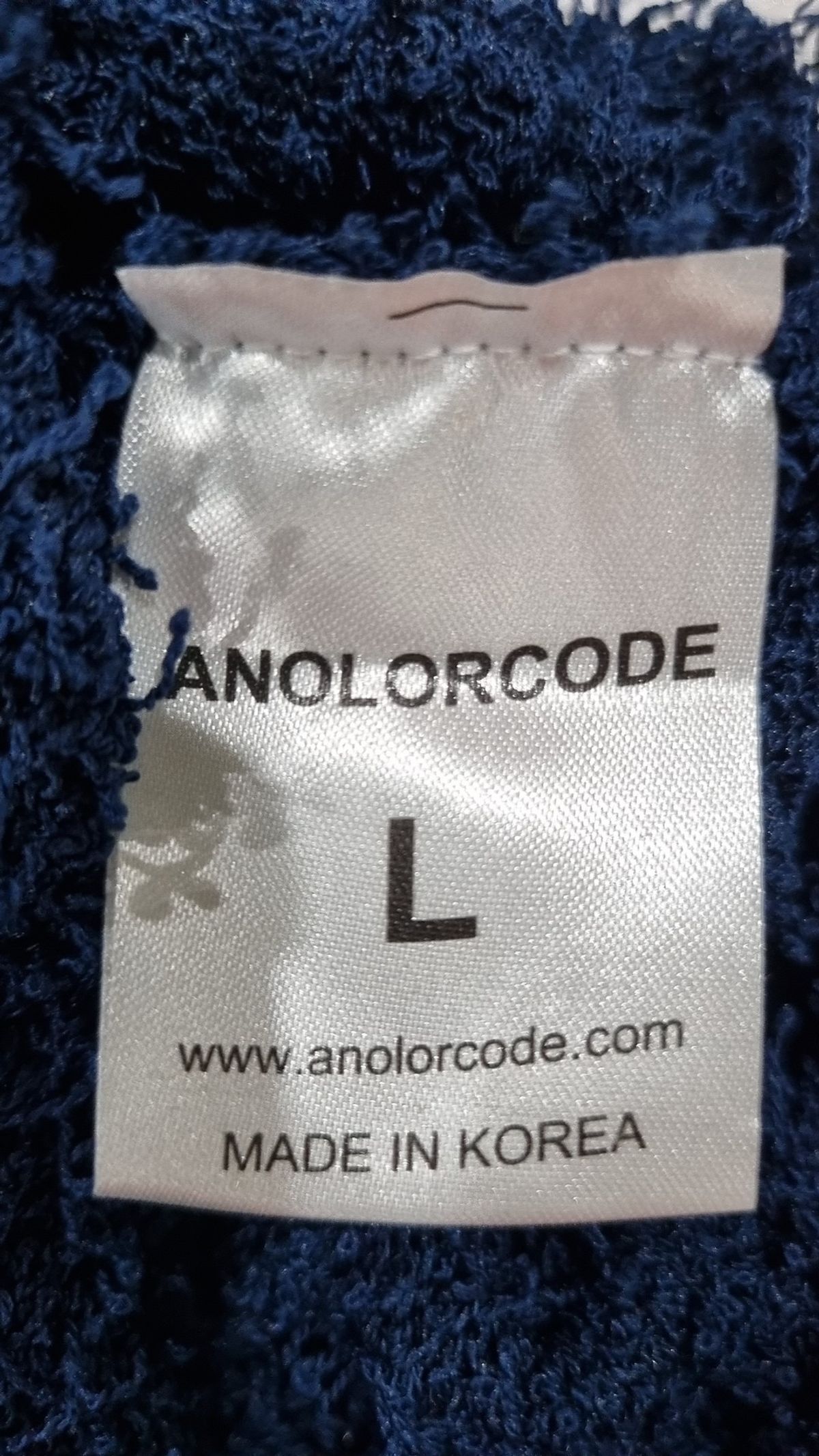 어널러코드(ANOLORCODE) 카디건 L