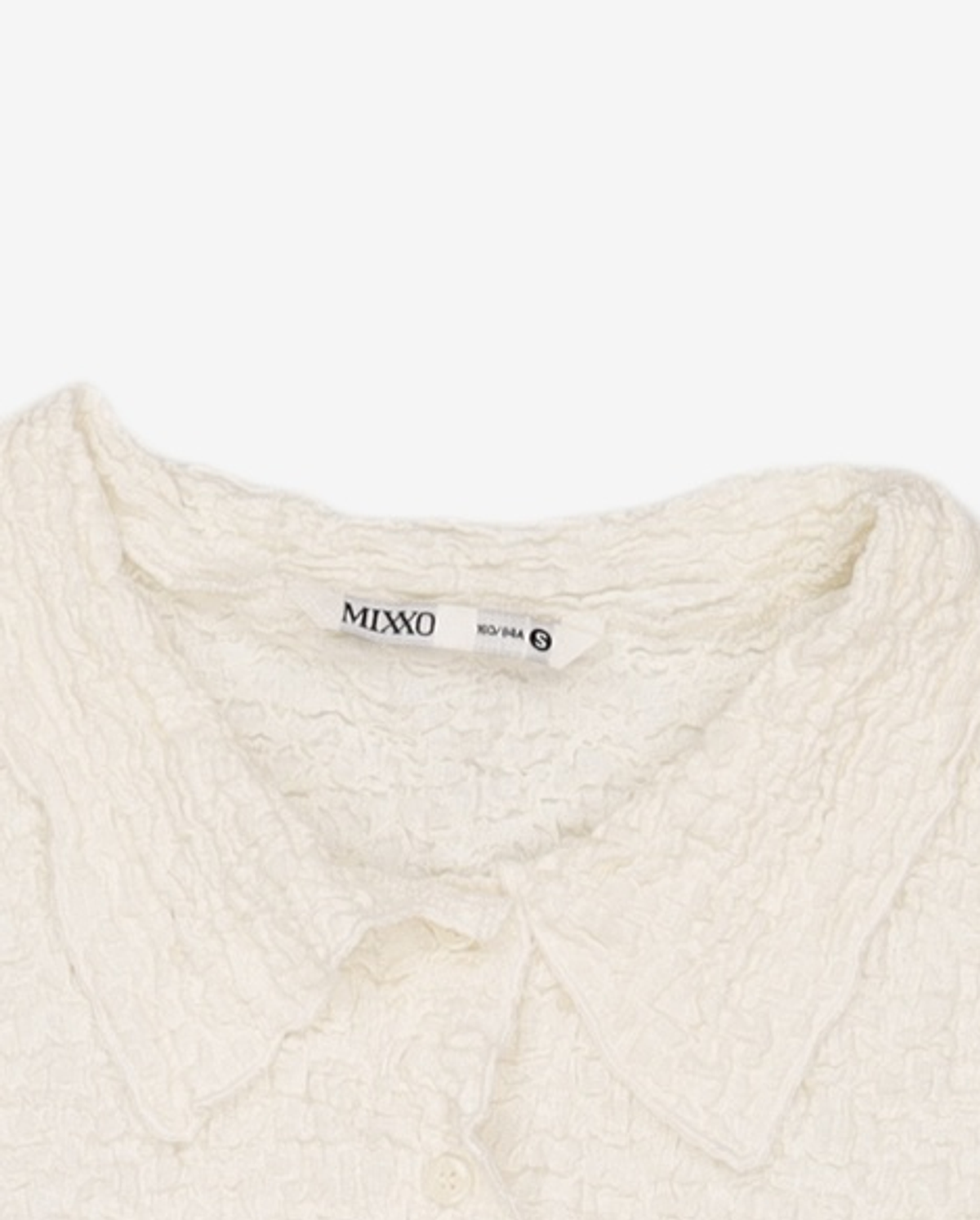 미쏘(MIXXO) 조직감 소재 블라우스 MIWBWB821C S