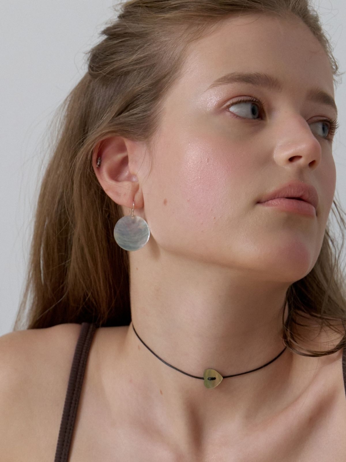 러브미몬스터(LOVE ME MONSTER) [Silver] Moon Pearl Earrings (L262MER010)