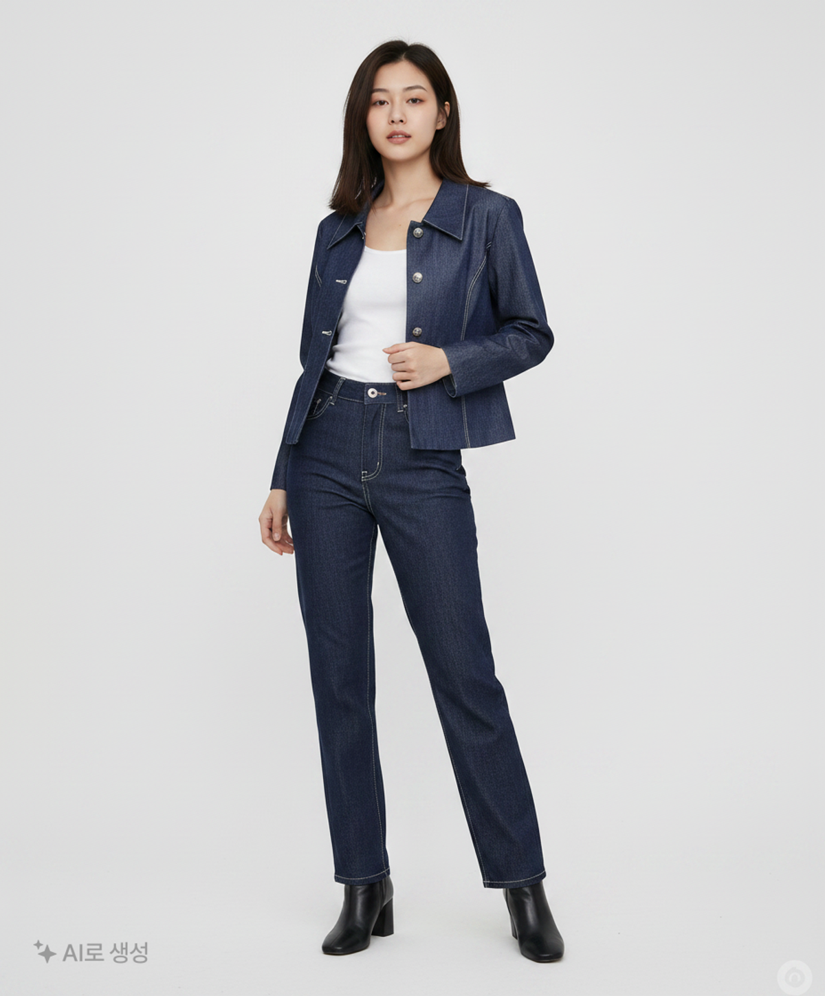 김미더영(GIMMETHEYOUNG) G_COATING BACK SLIT JACKET / NAVY M