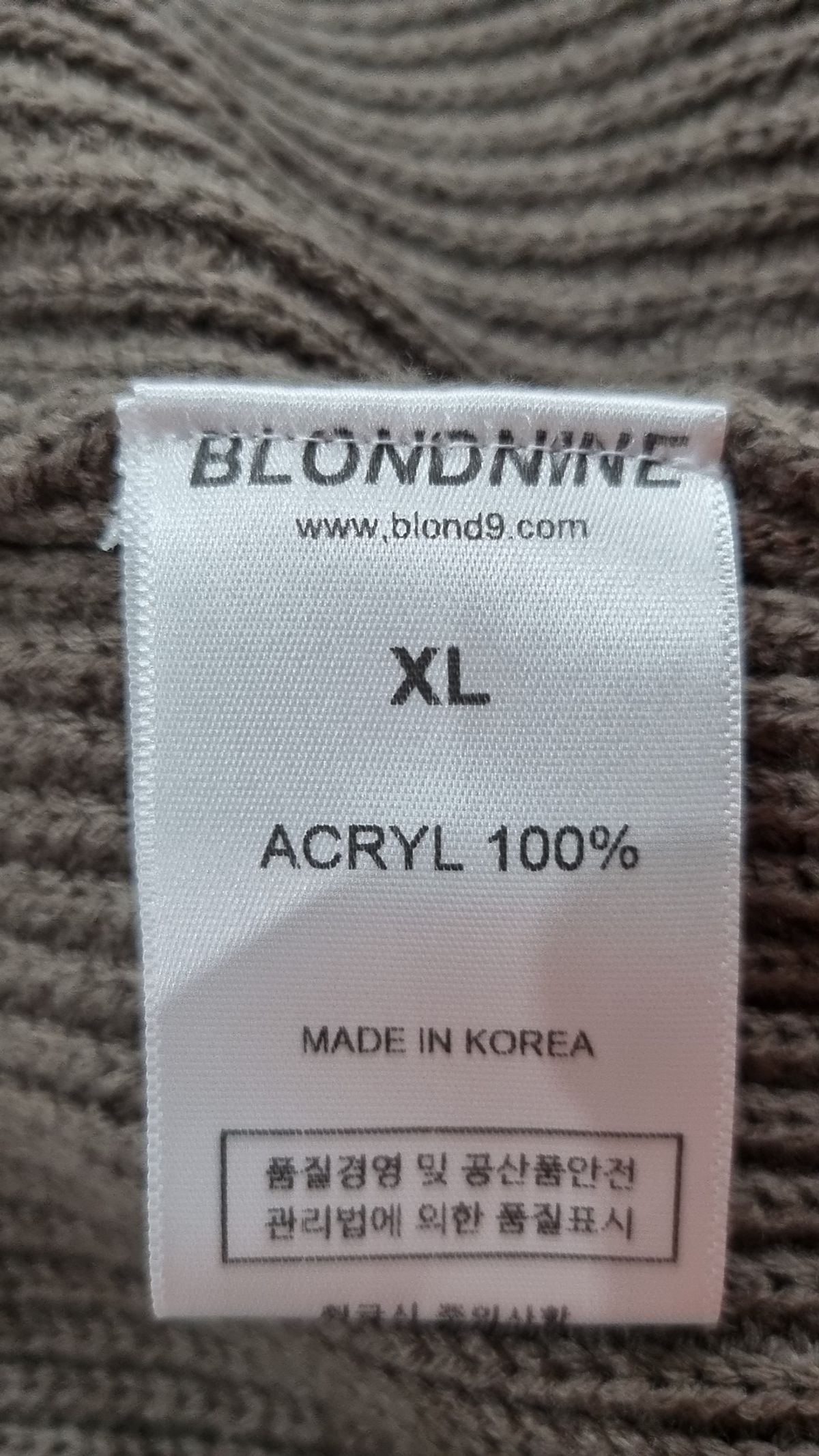 블론드나인(BLOND9) 니트/스웨터 XL