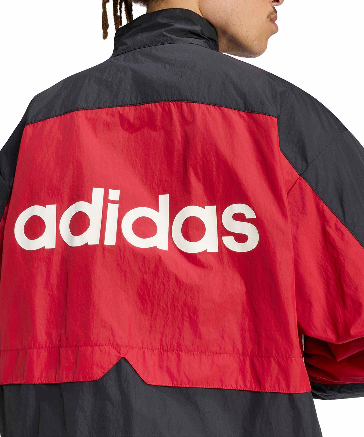 아디다스(ADIDAS) 뮌헨 93 트랙탑 - 블랙:팀빅토리레드 / KR7282