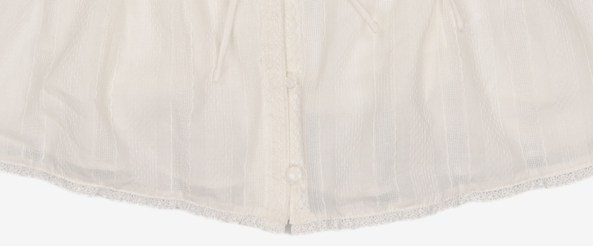 그로브(GROVE) LEAH LACE BUSTIER (WHITE) FREE