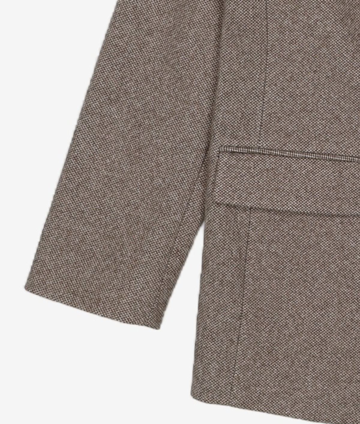 미쏘(MIXXO) 체크 일자핏 싱글 자켓 MIWJKB13PG S