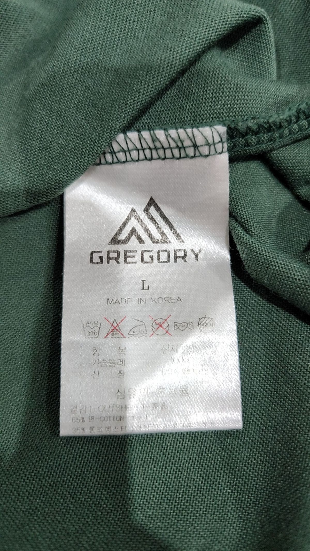 그레고리(GREGORY) 반소매 티셔츠 L