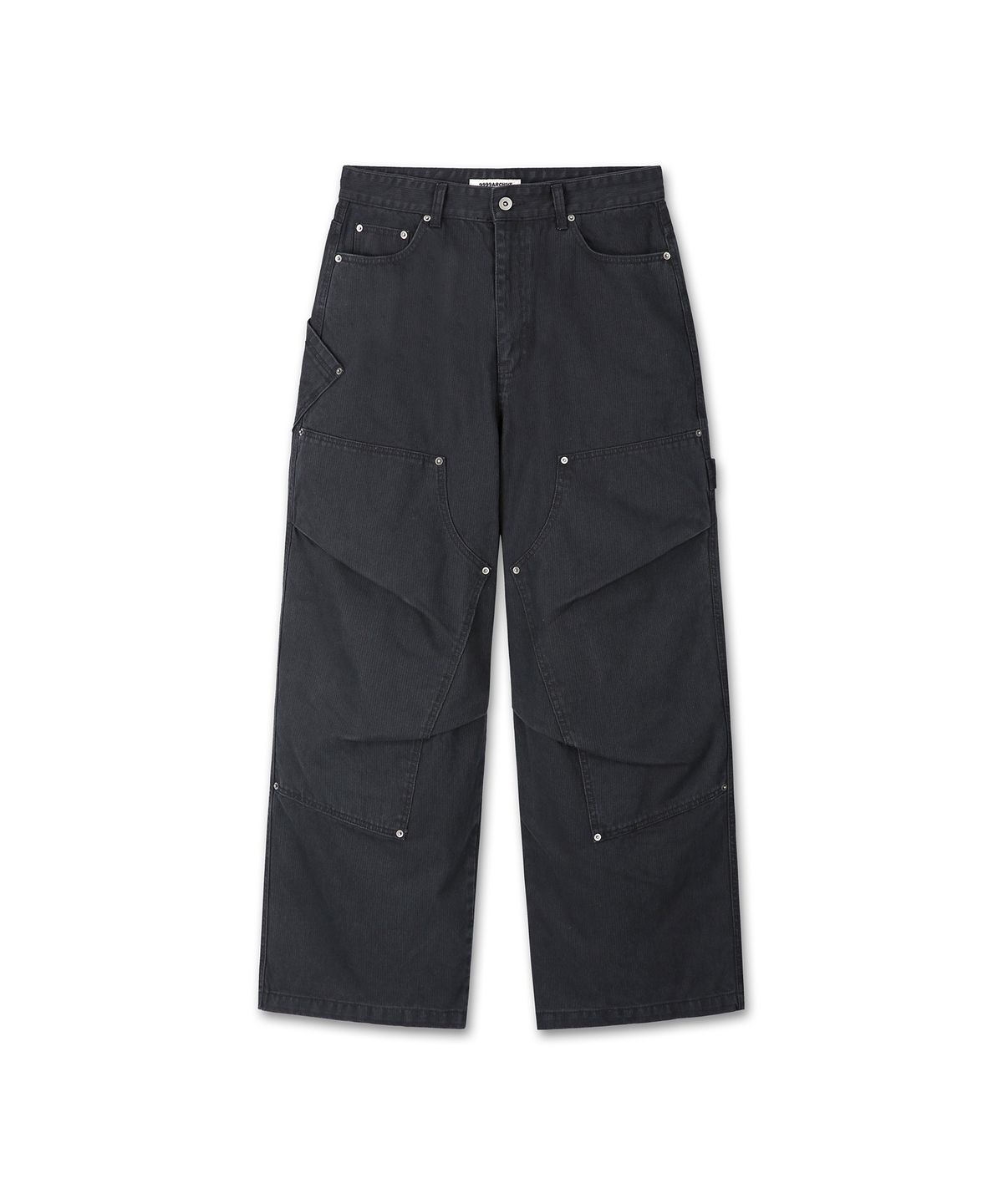 9999아카이브(9999ARCHIVE) Vintage Rugged Grain Double-Knee Pants