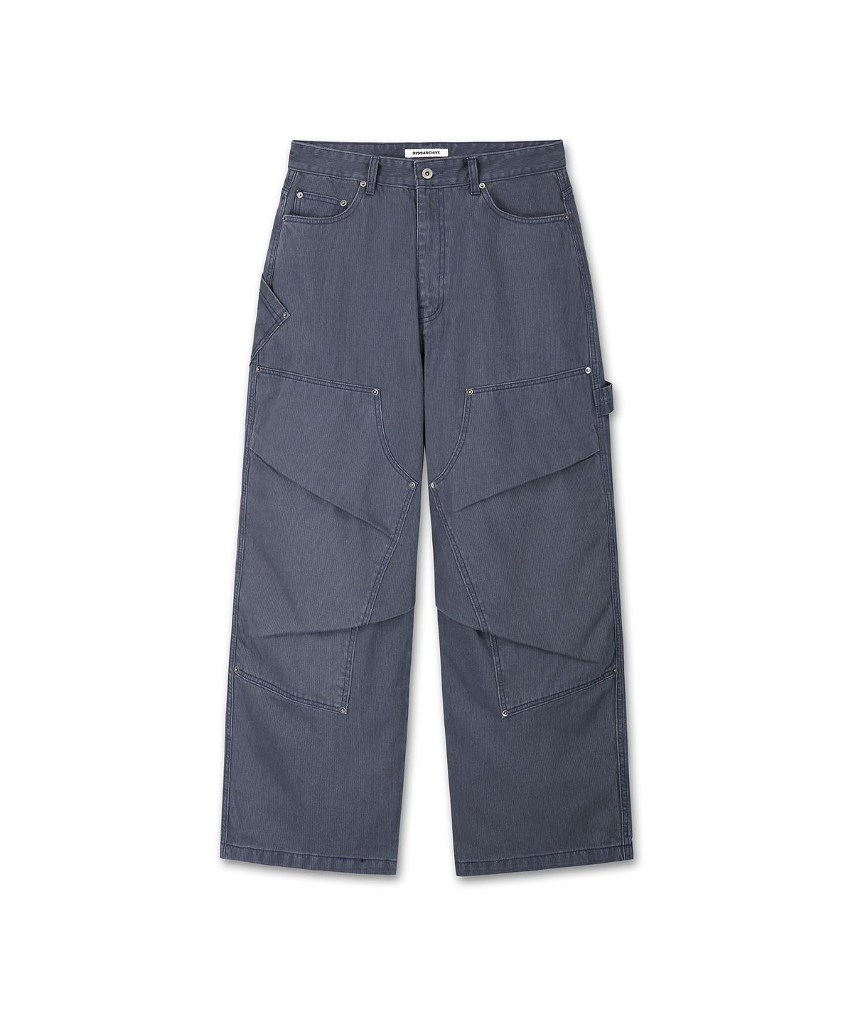 9999아카이브(9999ARCHIVE) Vintage Rugged Grain Double-Knee Pants