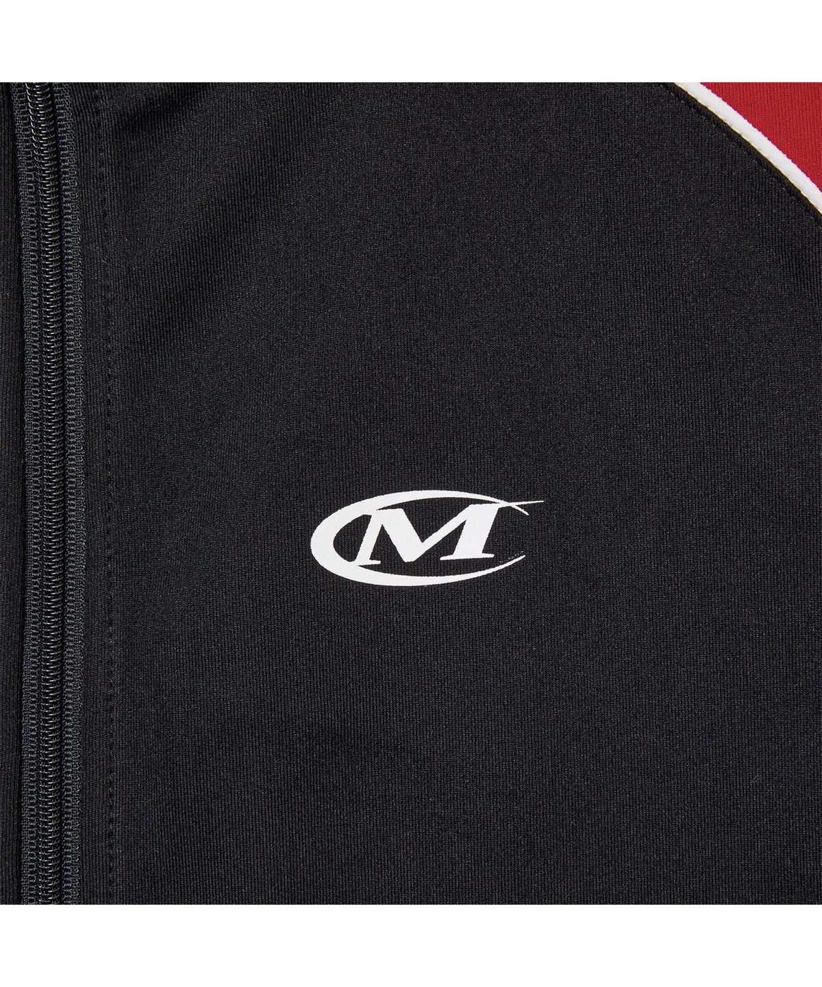 미학(MIHAK) 컬러 블록 슬리브리스 집업 자켓 (BLACK)