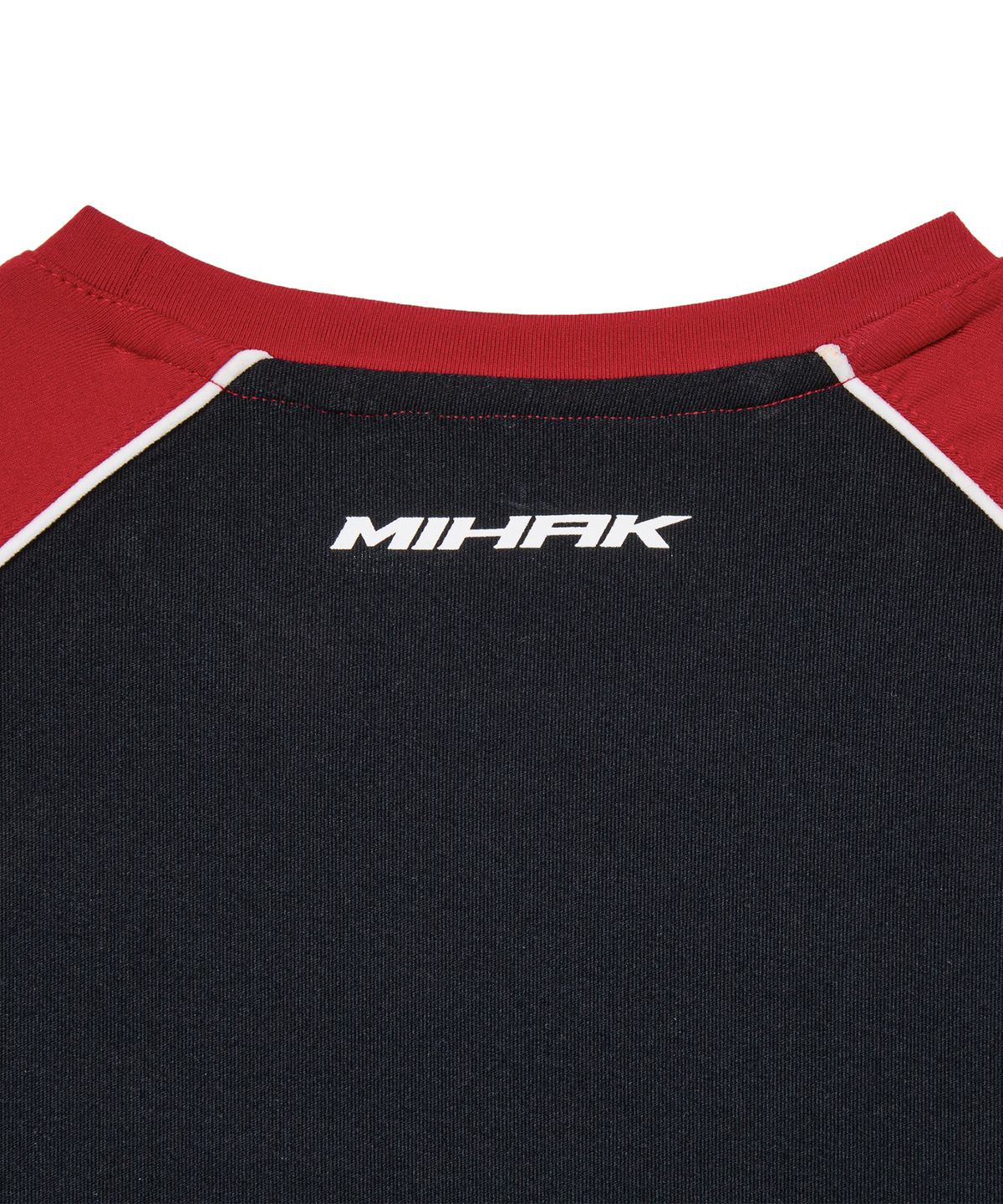 미학(MIHAK) 컬러 블록 액티브 숏 슬리브 (BLACK)
