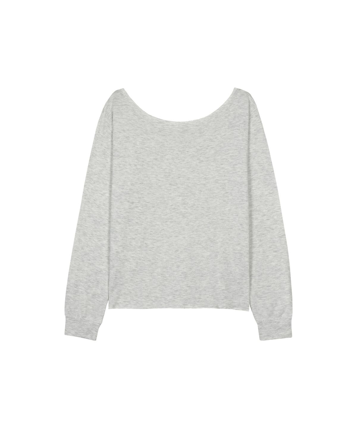 구보(GUVO) Off-Shoulder L/S Tee, Grey