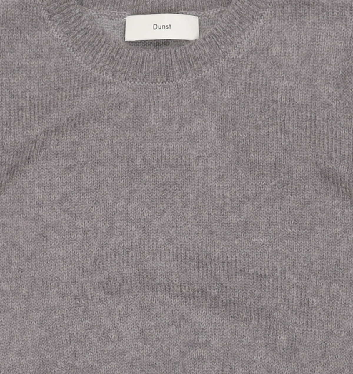던스트(DUNST) PETIT HALF SLEEVE KNIT TOP MELANGE GREY_UDSW4C201G2 L