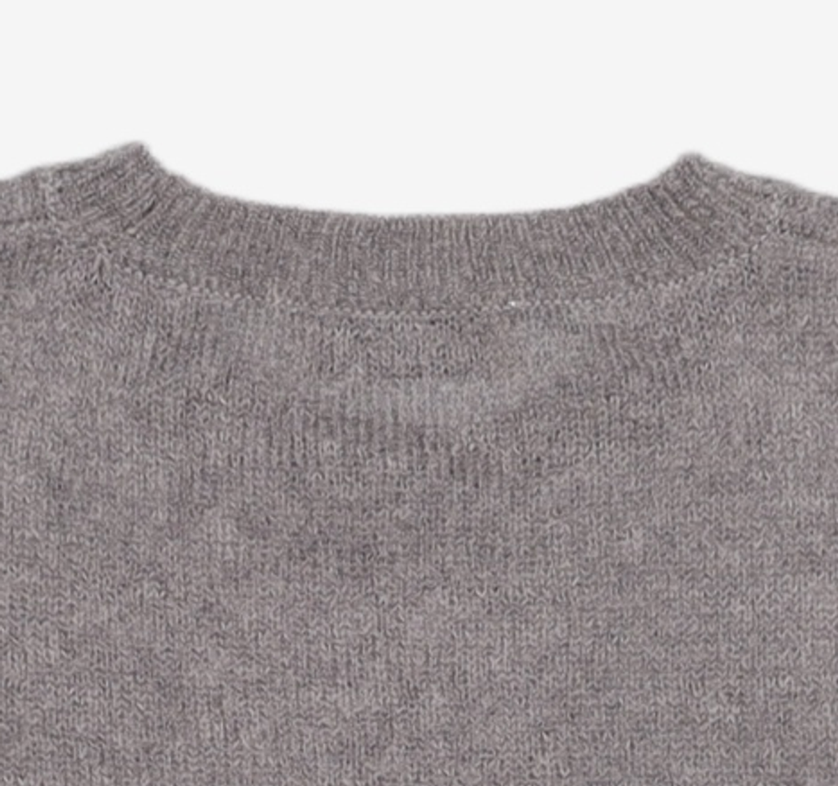 던스트(DUNST) PETIT HALF SLEEVE KNIT TOP MELANGE GREY_UDSW4C201G2 L