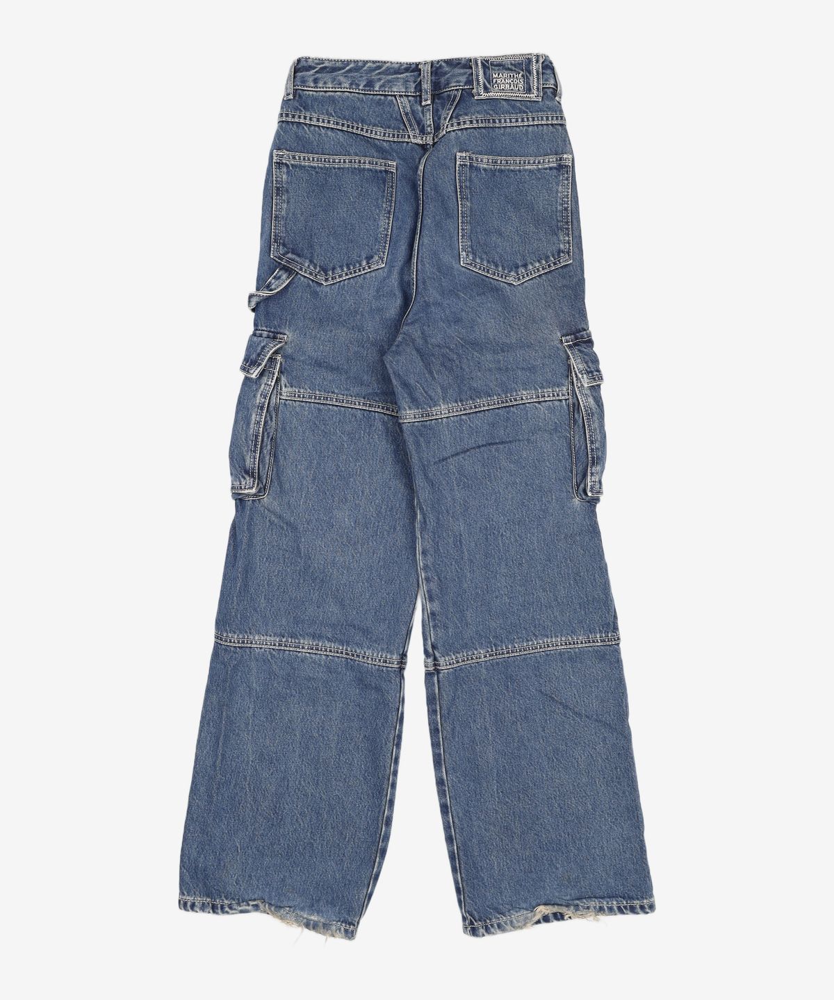 마리떼 프랑소와 저버(MARITHÉ + FRANҪOIS GIRBAUD) W CARGO DENIM PANTS dark blue 27