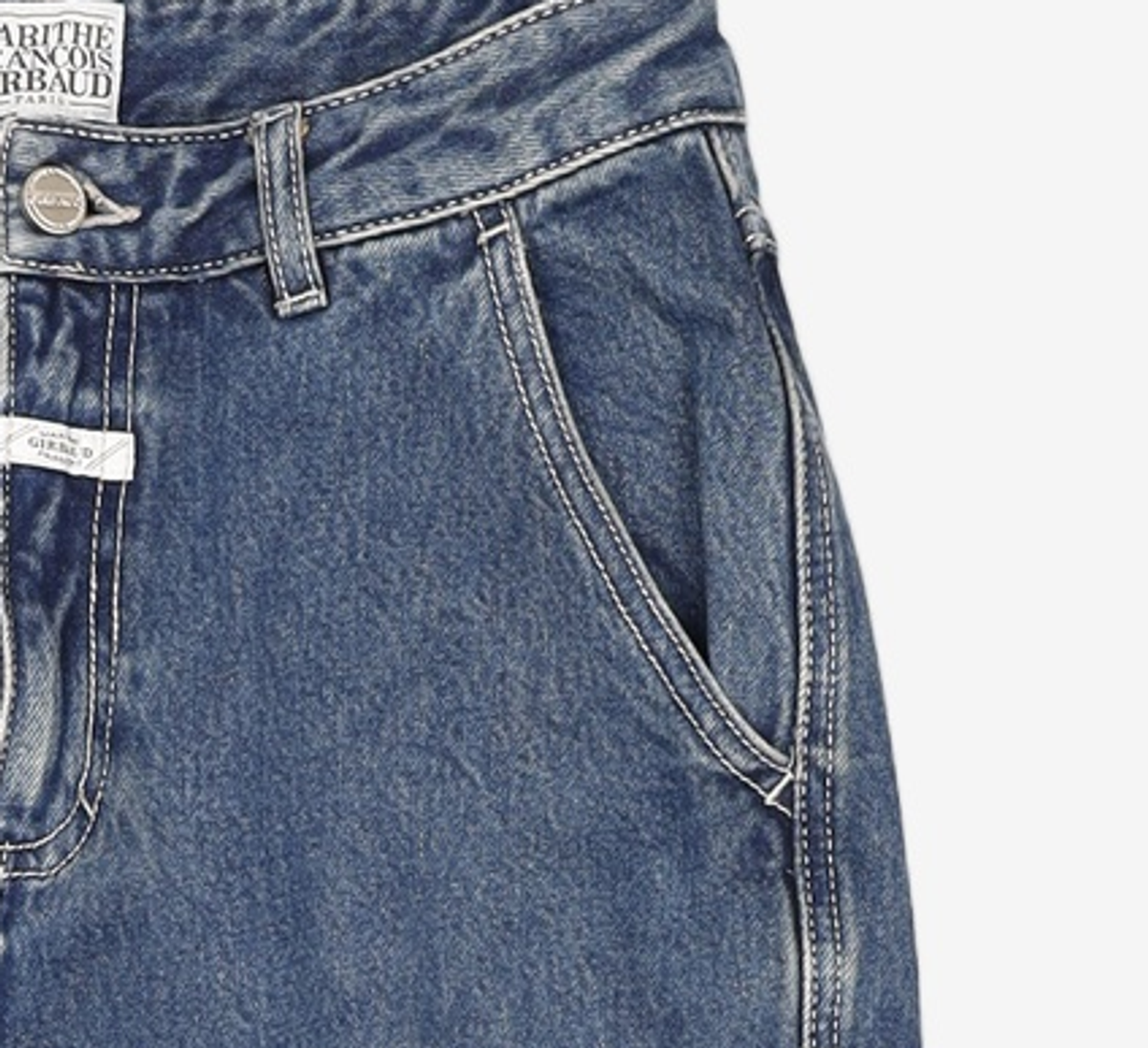 마리떼 프랑소와 저버(MARITHÉ + FRANҪOIS GIRBAUD) W CARGO DENIM PANTS dark blue 27