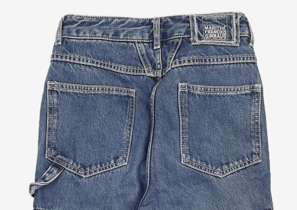 마리떼 프랑소와 저버(MARITHÉ + FRANҪOIS GIRBAUD) W CARGO DENIM PANTS dark blue 27